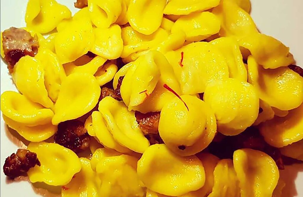 orecchiette zafferano