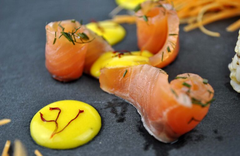 salmone e zafferano